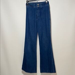 Vintage High-Rise Blue bell bottoms Jeans